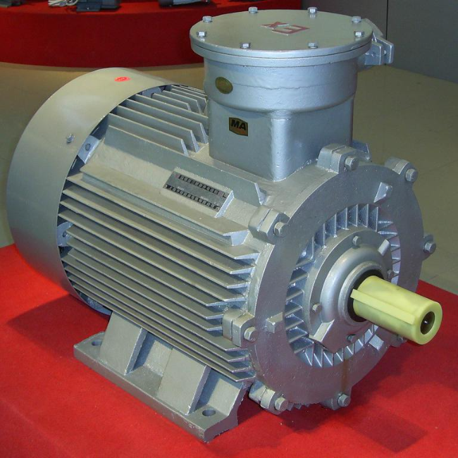 YVFE3-225M-4防爆电机45°角实拍